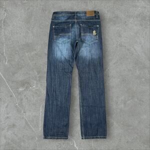 Miskeen Originals Y2K Mens Size 34x34 Dark Wash Streetwear Grunge Denim Jeans